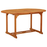 Rosalind Wheeler Garden Table 200X100x75 Cm Solid Wood Eucalyptus