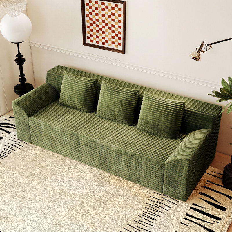 Canapé-lit pour un confort multi-scène, Vert antique