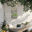 Pot à fleurs mural rétro en métal pour plantes d'intérieur / extérieur, pot à fleurs pour plantes artificielles, rangement mural pour cartes postales-98236664