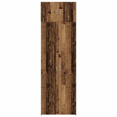Storage Cabinet 70X42.5X225 Cm Engineered Wood