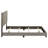 Efram Taupe Upholstered Full Panel Bed