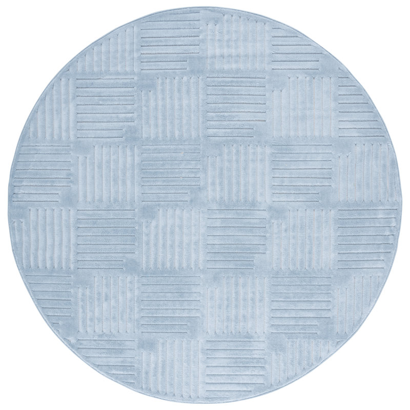 Tapis bleu Selena 678, Rond 6 pi 7 po