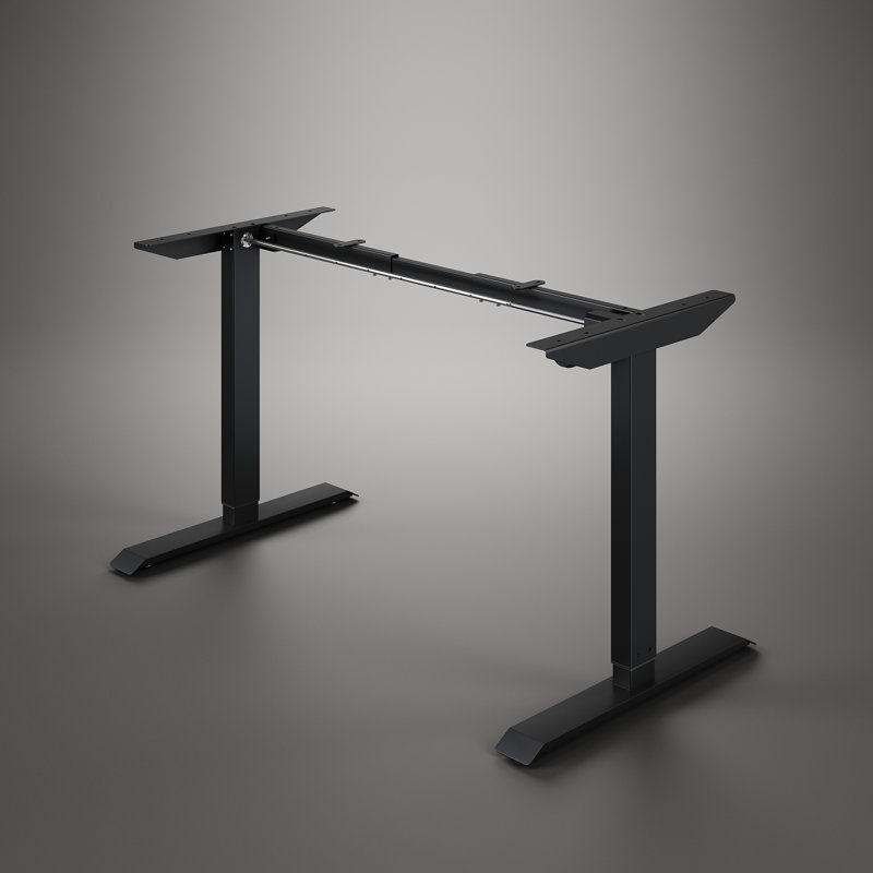 42cm, Electric Lift Desk Frame with Anti-Collision and Three Memory Functions, Black
