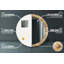 Huldar Glass Flat Wall Mirror