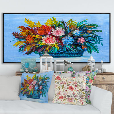 «Life Style Flowers Vase», peinture sur toile