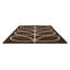 Hand Tufted Wool Abstract Area Rug in Walnut-1631238256