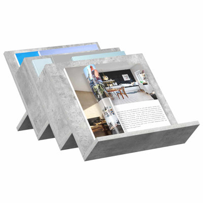 Wood Free Standing Magazine Rack