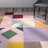 Harsirat Handmade Hand Tufted Wool Pink/Orange/Beige Rug-1990997356