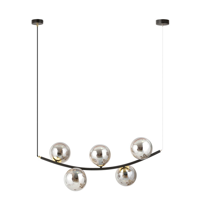 Alula 5 - Light Chandelier, Graphite