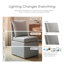 Chaise d'appoint à roulettes Wrentham Burney-1168949019