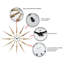 Horloge murale 24,5 pouces Donaway-374520346