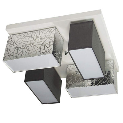 Pasko Fabric Semi Flush Mount
