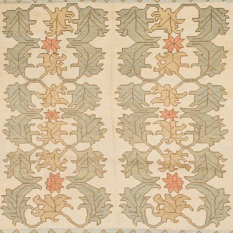 Tapis abstrait moderne 1216, Carré 5 pi