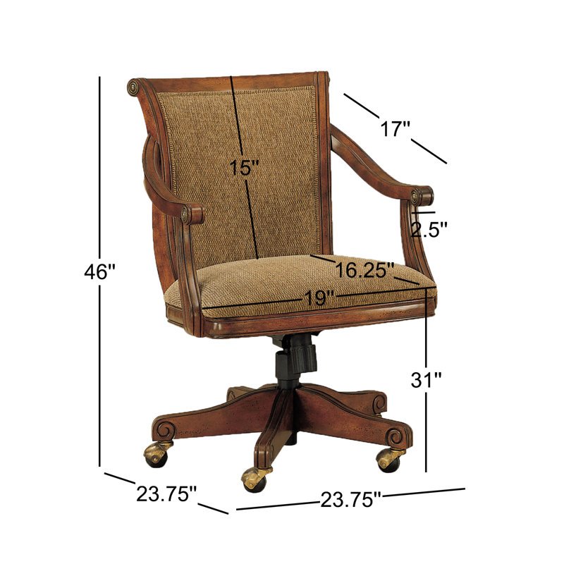 Areke Swivel Upholstered Counter Stool
