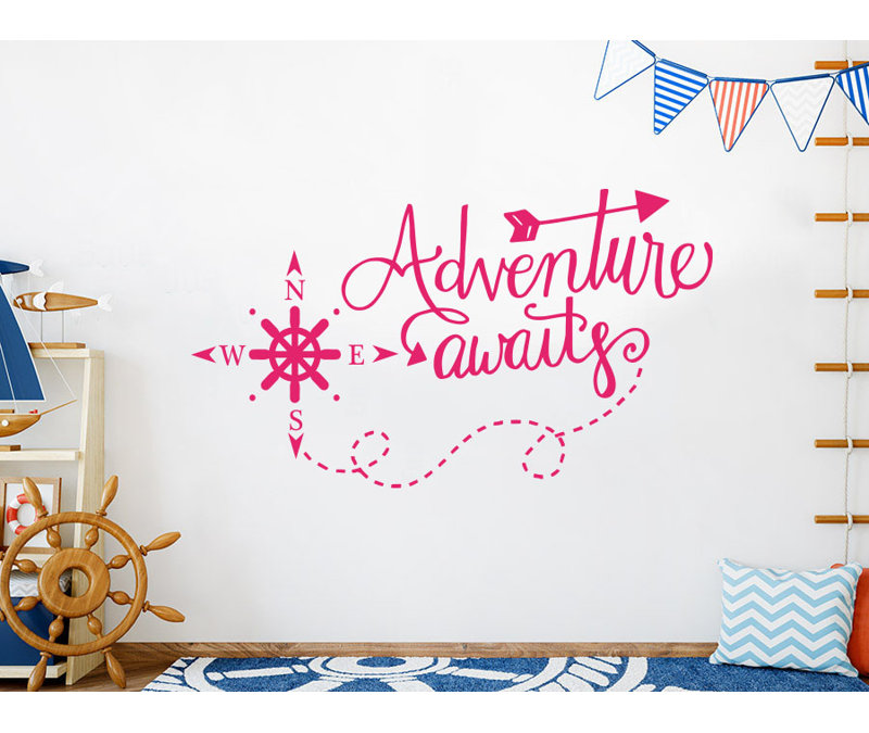 Plants & Flowers Wall Sticker / Decal, Hot Pink