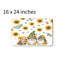 Tapis de bain Sunflower Gnomes, 16 x 24 po