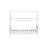 House Bed With Headboard And Footboard,  Rubber Wood Bed With House Frame,White-359658916