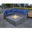 Foyer en aluminium au propane-48702374