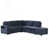 Polyester bleu est en rupture de stock