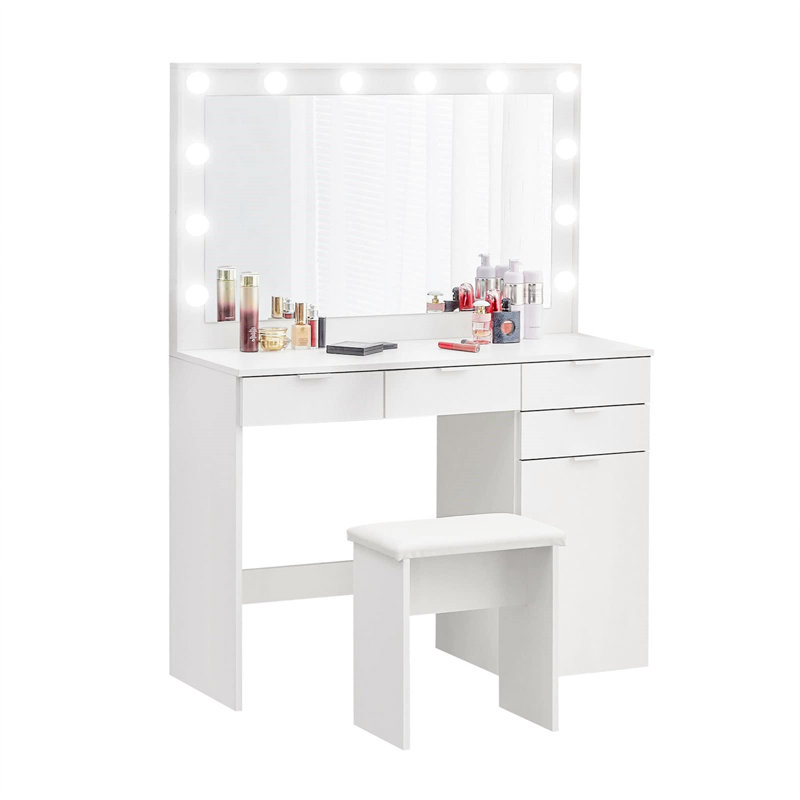 Jethroe Dressing Table with Mirror