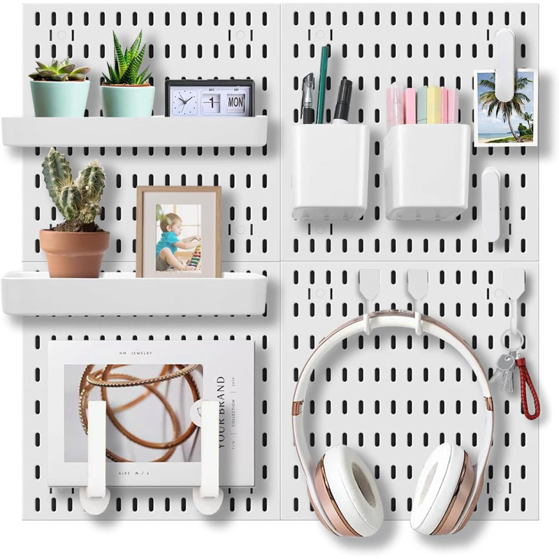 Wall Organizer Peg Board - Elevate And Declutter Your Gaming And Office