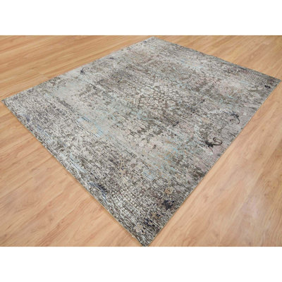 Sherish One-of-a-Kind 8'3" X 10' New Age Silk Area Rug Gray