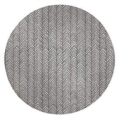 Chevron Block Non-Slip Outdoor Rug
