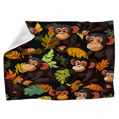 Machine Printed Throw Blanket