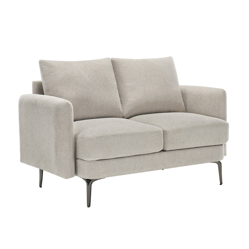 Sofia 2 Seater Fabric Sofa, Beige