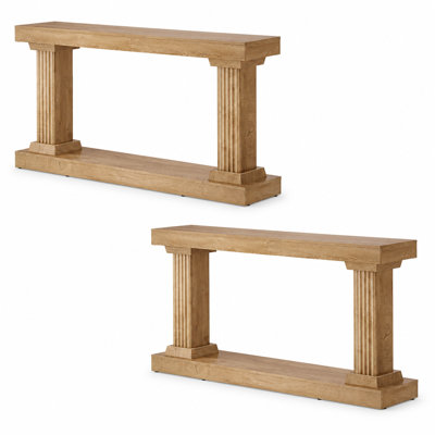 2PCS Entryway Table Sofa Console Tables