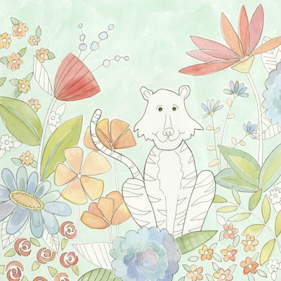 Nicks Animal Garden II by Megan Meagher - Wrapped Canvas Print