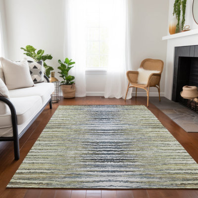 Tapis intérieur / extérieur Alfonzo avec envers antidérapant