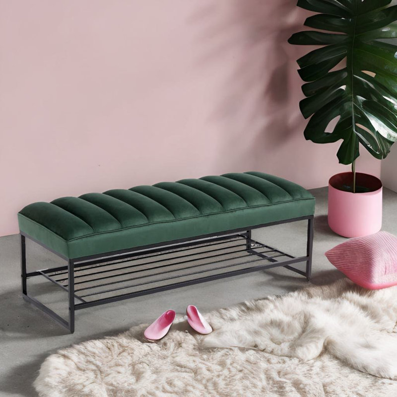 Vasiliu Upholstered Storage Bench