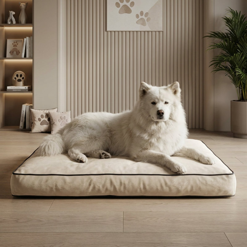Lit pour chien Sanctuary, L 24,4 po, Crème