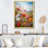Célébration du printemps, campagne sauvage, impression sur toile