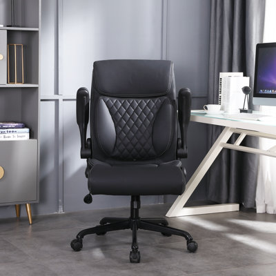 Fauteuil de bureau ergonomique en similicuir Kustaa