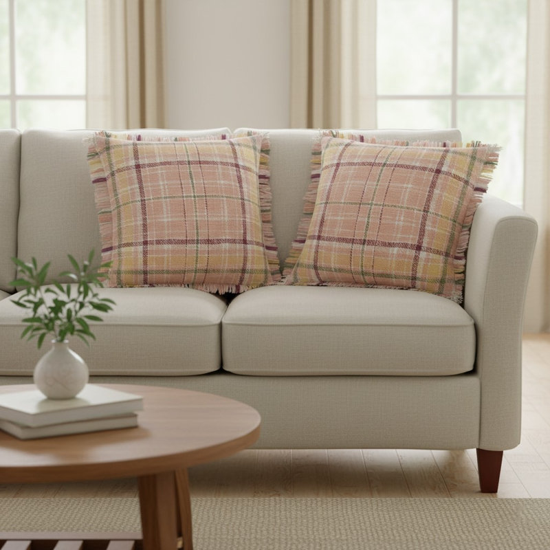 Ensemble de housse de coussin décoratif 100% coton Henke