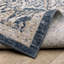 Tapis bleu marine / doré Goulart-1803075086