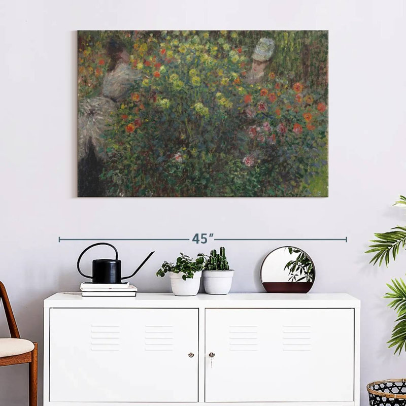 Senne Mesdames en fleurs, H 26 po x l 39 po