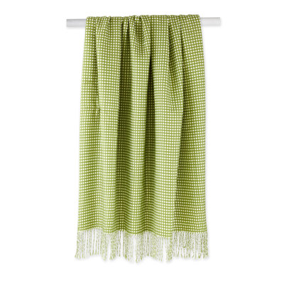 WAFFLE KNIT THROW Waffle Throw Blanket