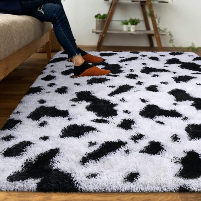 Tapis rectangulaire à usage commercial Anmarie avec envers antidérapant, Rectangle 6 pi x 9 pi