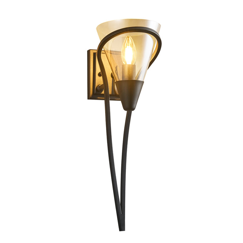 Applique murale moderne noire E12 Torch, Noir
