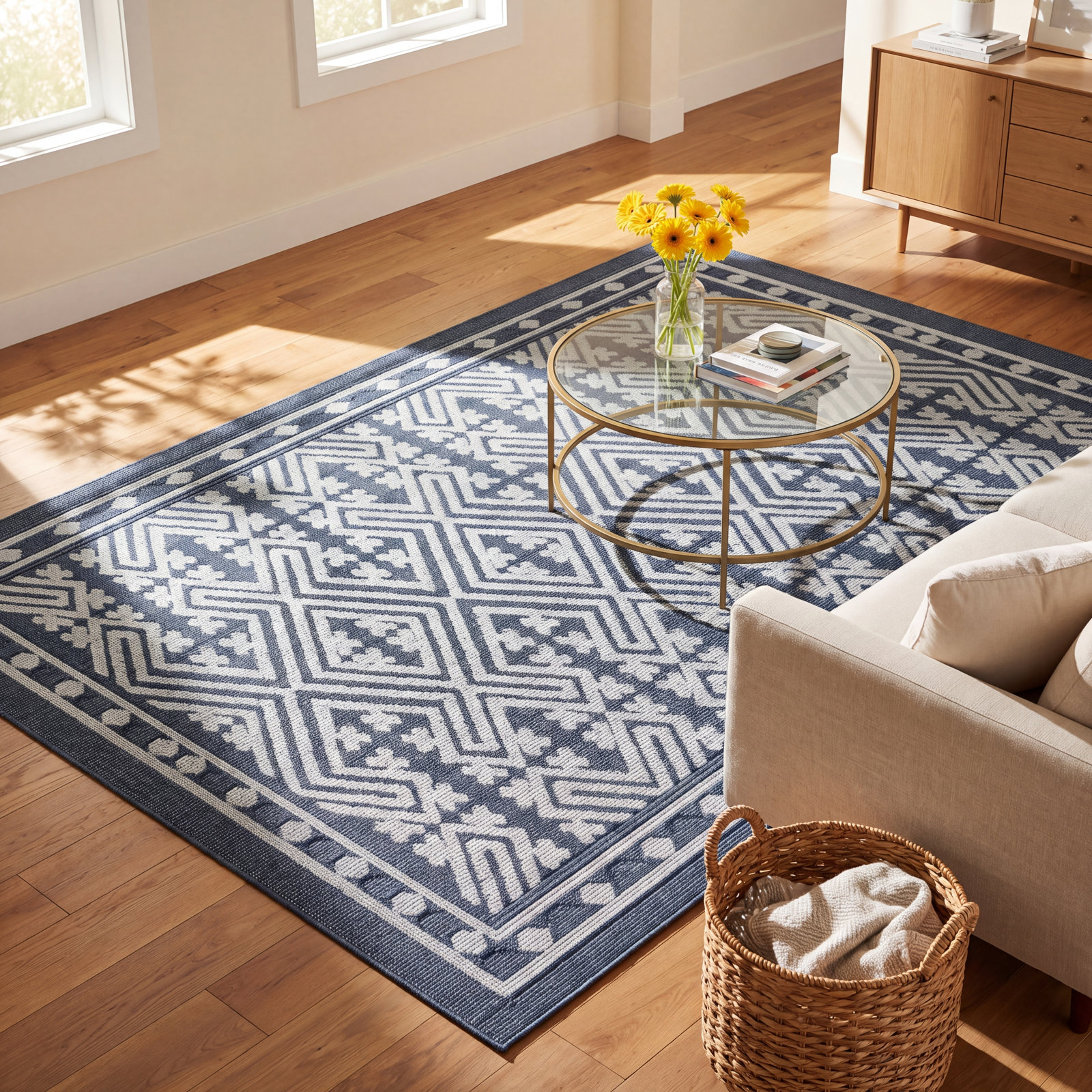 Hildegard Outdoor Rug, Rectangle 5'3" x 7'3"