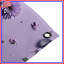 Tapisserie murale fleurs mauves - décoration murale florale-650283671