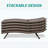 2-Piece Aluminum Wicker Outdoor Chaise Lounge
