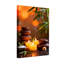 Bath and Laundry Calm Stones Candles Leaves Bamboo Smoke Light Scène paisible-617128551