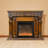 Retro solid wood base carved design fireplace-108997649-108997650