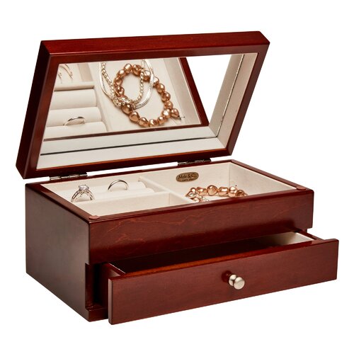 August Grove® Wood Jewelry Box + & Reviews | Wayfair