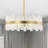 Dorjan 6 - Light LED Drum Chandelier