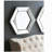 21" x 18" Hexagon Wall Mirror with Traditional Silver Finish, Home Decor Accent Mirror for Living Room, Entryway, Bedroom-473280312